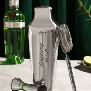 KIT HOME BAR GIPSY COM GARRAFA GIN TANQUERAY TEN 750ML - WOOZEN