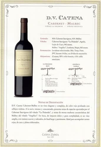 Caixa Fechada - DV Catena Cabernet Malbec - 6 unidades - Imagem 5