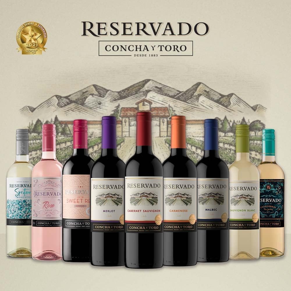 VINHO CHILENO RESERVADO CABERNET SAUVIGNON COM 750ML - Imagem 4