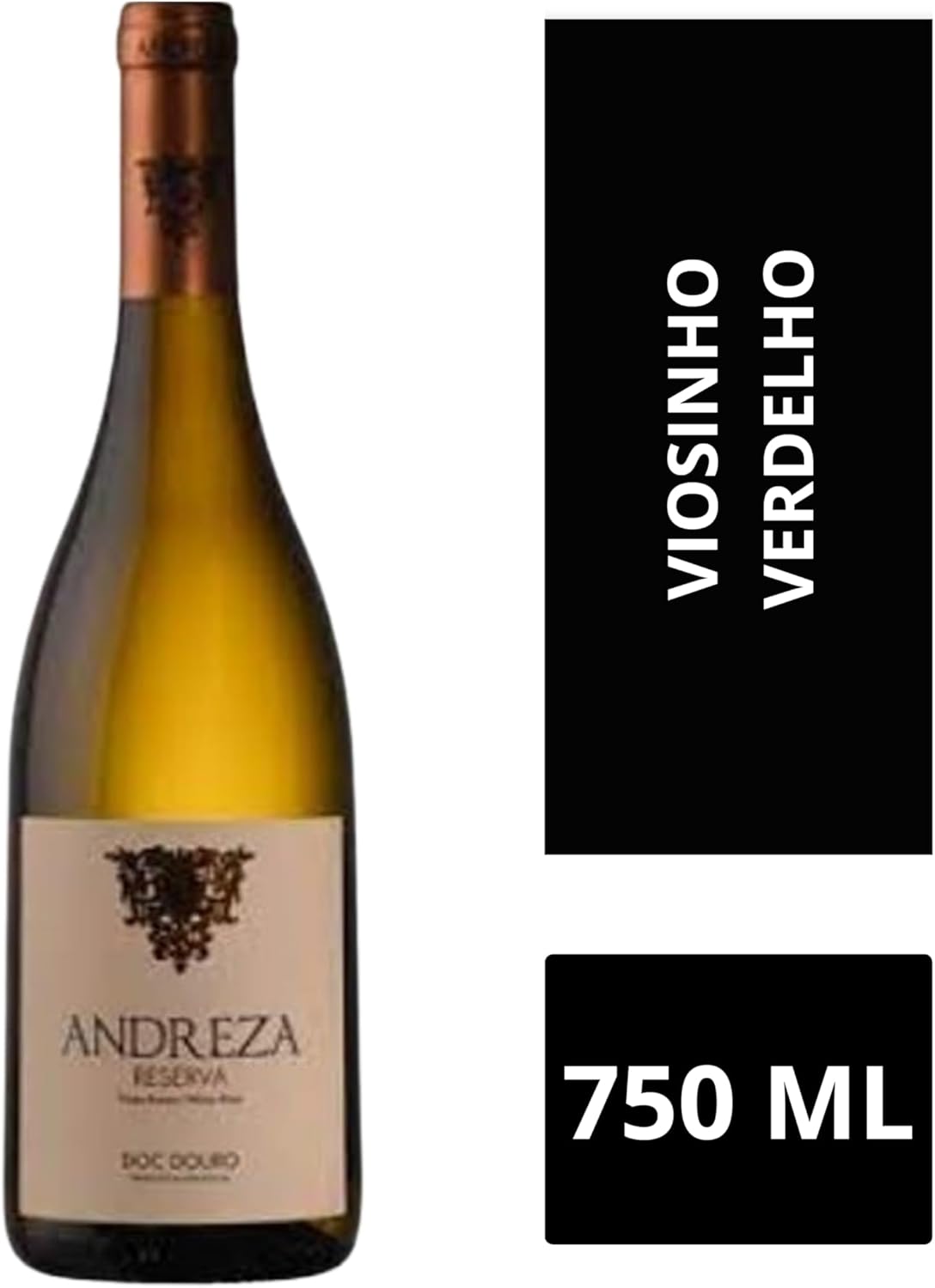 Vinho Branco Português Andreza Reserva DOC Douro 750ml - Imagem 3