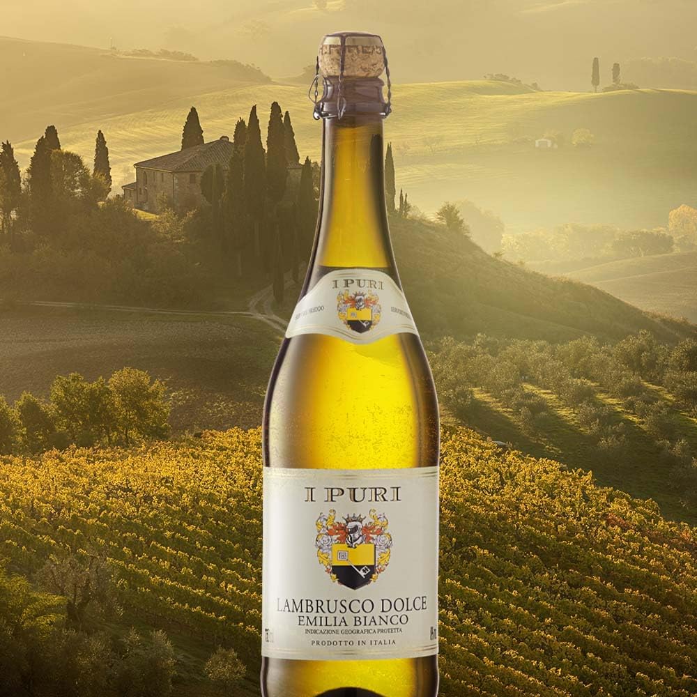 I Puri Vinho Italiano Lambrusco Branco 750Ml - Imagem 2