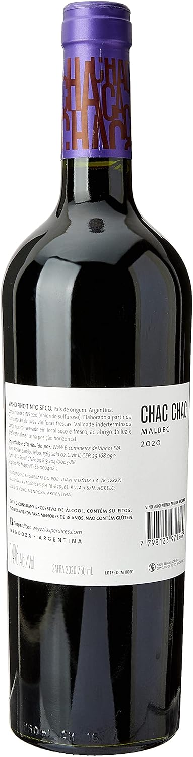 Viña Las Perdices Chac Chac Malbec Malbec - Imagem 2