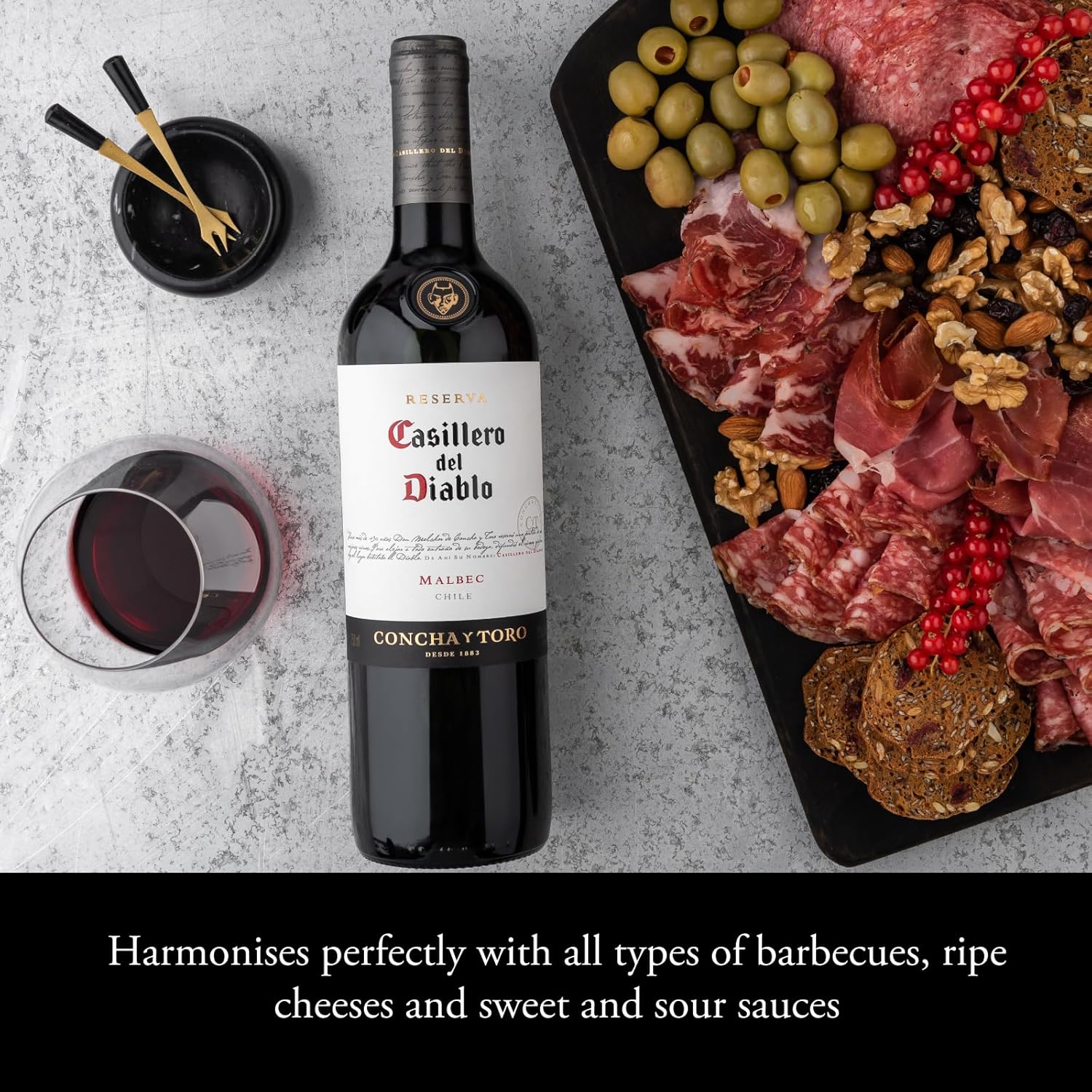 Concha y Toro Casillero Del Diablo Malbec 750ml - Imagem 3